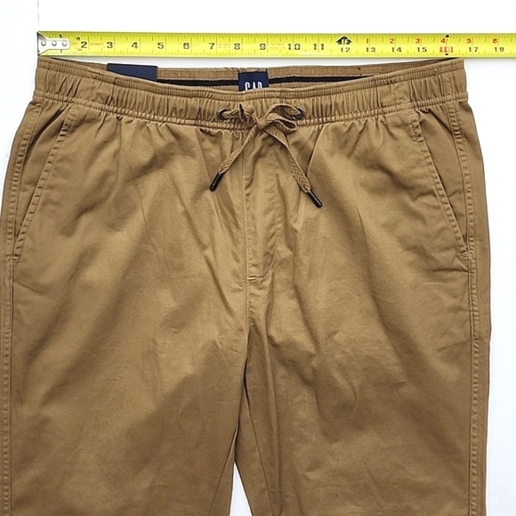 GAP Men's Joggers Casual Tan Cotton Blend Stretch Size Medium - Picture 11 of 13